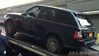 This Is Alexian Lien's Range Rover After It Was Attacked By Bikers